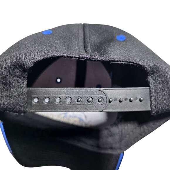 Ryker Fishing Gear cap Black Adjustable Baseball hat Blue Embroidered Marlin - Picture 3 of 4